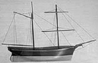 Atlantická patache z 18. století.